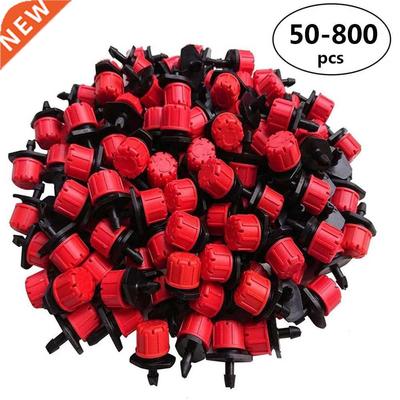 50-800pcs Adjustable Irrigation Drippers Sprinklers 1/4'' E