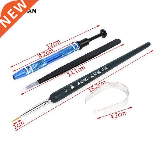 4pcs/set Lube Brush Tweezers Switch Stem Holder Lube Tools