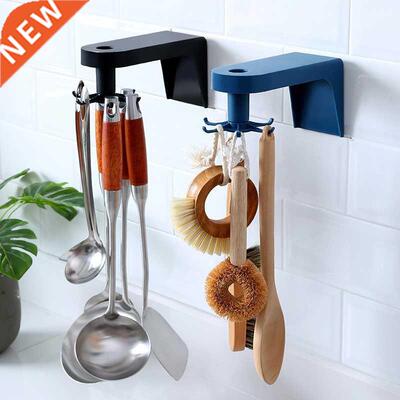 Kitchen Rotating Hook Storage Organizer Home Accessories