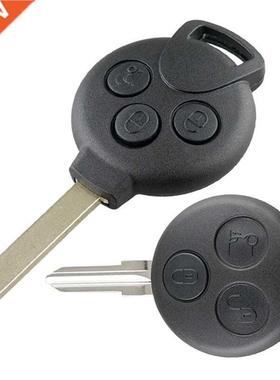 3 Buttons Car Key Shell Fob Uncut Blank Blade Remote Key Cas