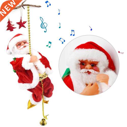 Santa Claus Climbing Beads Battery Operated Electric