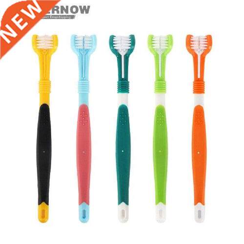 Three Sided Pet Toothbrush Dog Brush Dog Accessories