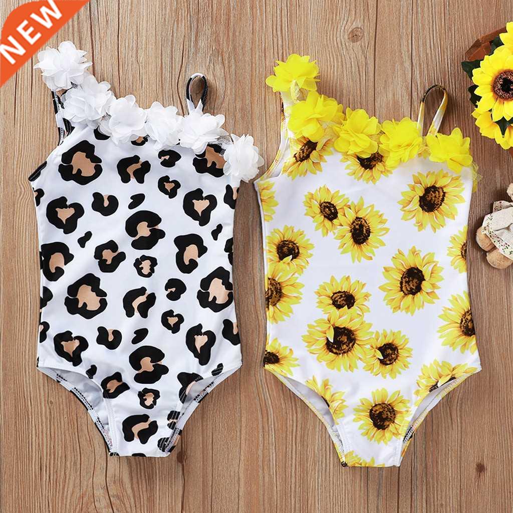 Newborn Baby Girls Bikini Beachwear Sweet Kids Baby Girl Flo