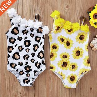 Newborn Baby Girls Bikini Beachwear Sweet Kids Baby Girl Flo
