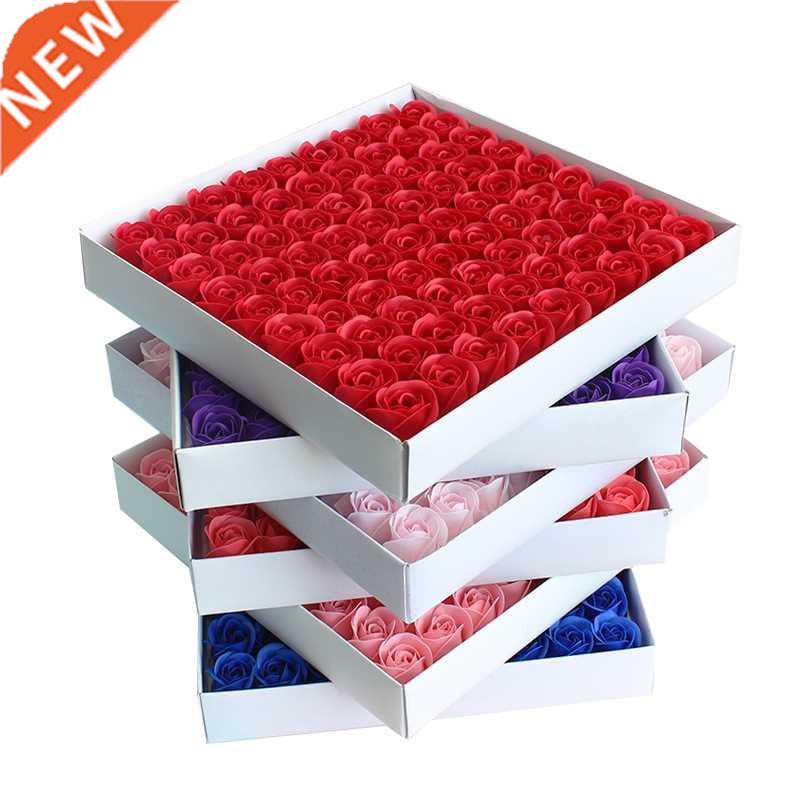 81Pcs / Lot Rose Bath Body Flower Floral Soap Scented Rose F