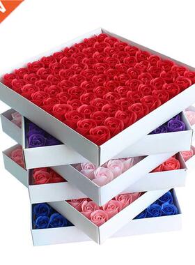 81Pcs / Lot Rose Bath Body Flower Floral Soap Scented Rose F