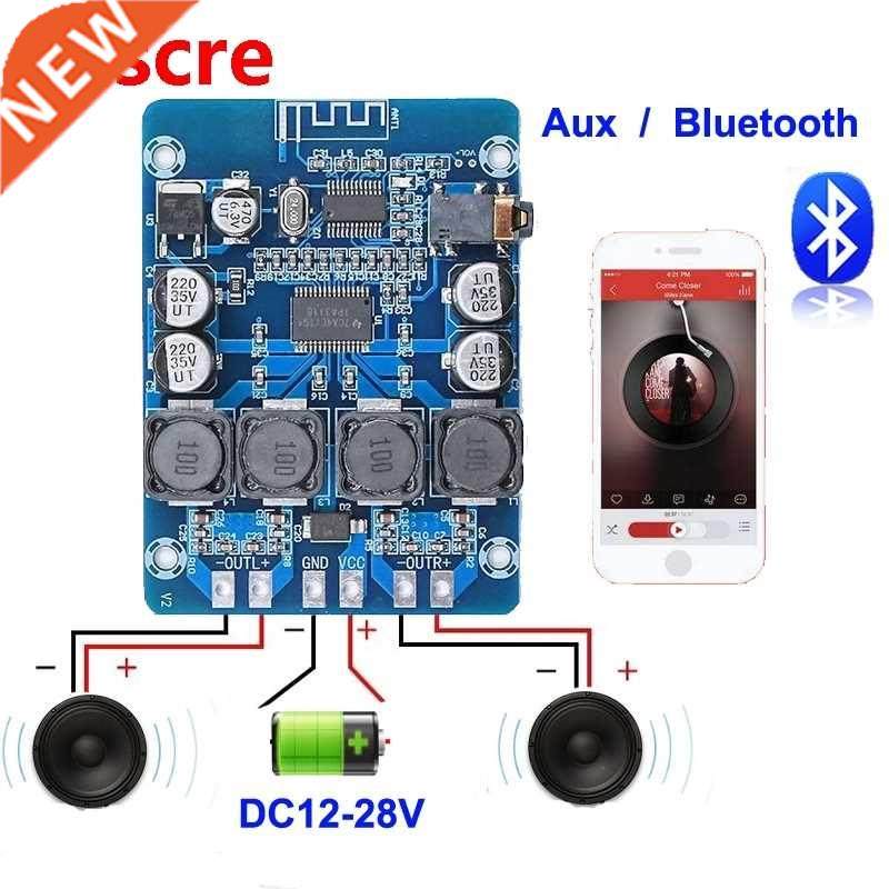 2*45W TPA3118 Stereo audio Bluetooth Digital power Amplifier