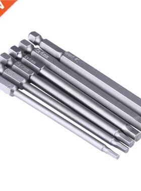 6Pcs 100Mm Length 1/4 Inch Hex Screwdriver Bit Set Shank Mag
