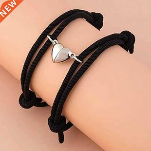 Heart Magnetic Bracelet Steel Pendant Couple Bracelets for L