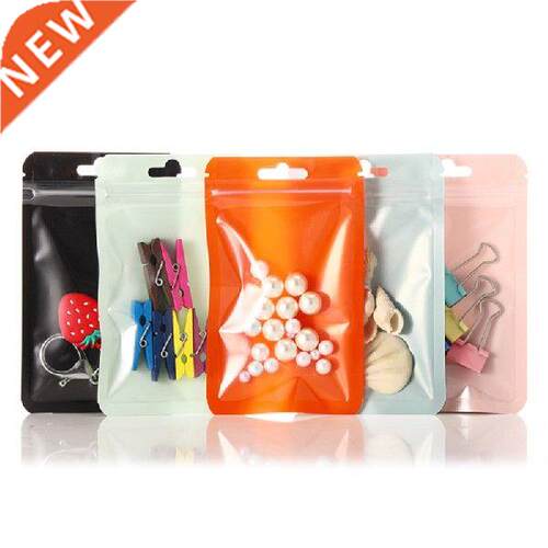 100Pcs Resealable Mylar Bags Self Sealing Smell Proof Bag