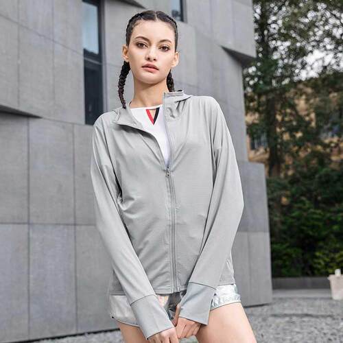 UPF50 Sun Protection Clothing Unisex Ice Silk Cycling Jacket