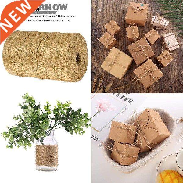 400m/200m /lot natural jute twine cord brown twine rope