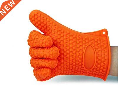 1PC Thicken Food Grade Silicone Oven Glove Heat Resistant