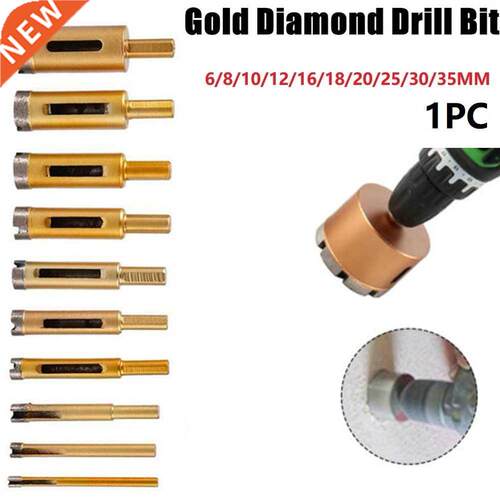 6-35mm Diamond Sintered Drill Bit Set Marble Glass Ceramic H