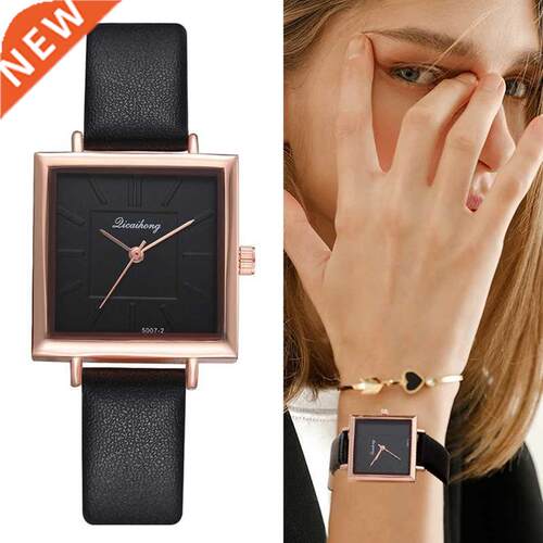 Dropshiping New Top Brand Square Women Bracelet Watch Contra