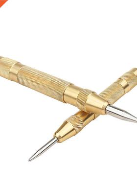 2 Pieces Center Pin Punch Automatic Center Strike Spring Loa