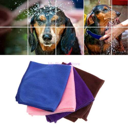 30*30cm Pet Towel Bathing Microfiber Soft Wipes Quick