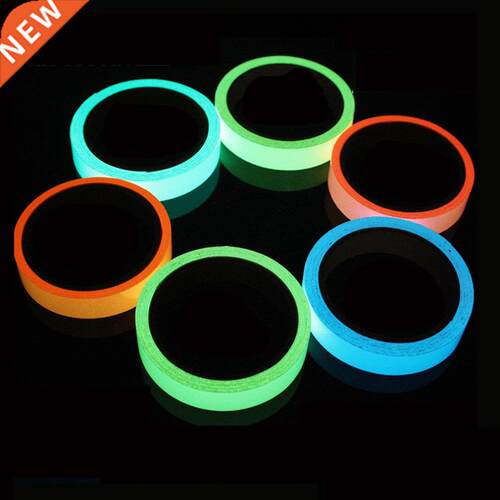 5M Glow Luminous Tpes Wrning Stripes Glow in The Drk Emer