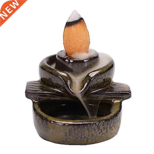 Waterfall Incense Burner Backflow Ceramic Incense Holder