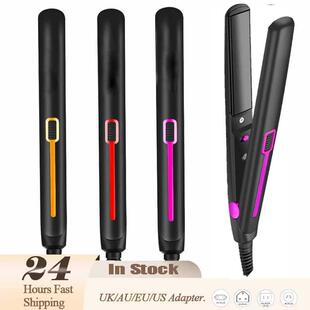 Professional 2 in 1 Hair Straightener Mini Hair Curler Therm