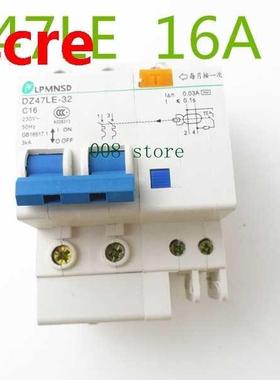 DZ47LE 2P 16A 20V~ 50HZ/60HZ Residual current Circuit break