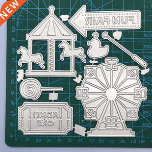 Merry go round Metal Cuttng Des 2020 For Scrapbookng