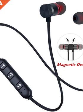 5.0 Bluetooth Earphone Sports Neckband agnetic Wireless ear