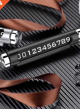 Luminous Car Temporary Parking Card Phone Number Plate Magne