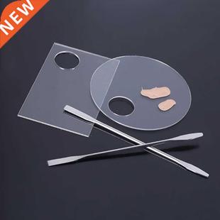 Acrylic Clear Makeup Palette Clear Nail Stamping Plates Pi