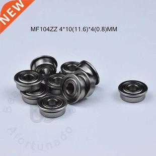 Flange 10pcs MF104ZZ 4*10(11.6)*4(mm) Free shipping chrome