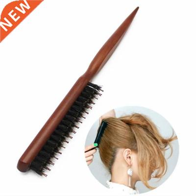 Professional Salon Teasing Back Hair Brushes Boar Brile Wo