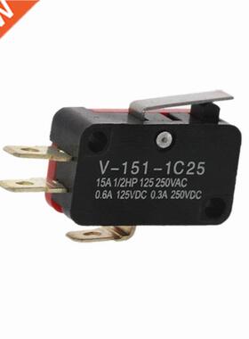 100Pcs V-151-1C25 Micro Limit Switch SPDT NO NC Snap Action