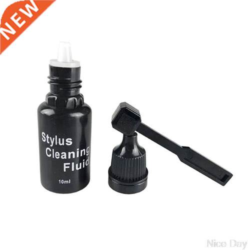 10ml Vinyl Records Cleaning Fluid with Needle Cleaner Brush