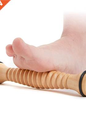 Wood Foot Massage Roller for Plantar Fasciitis Relief Deep T