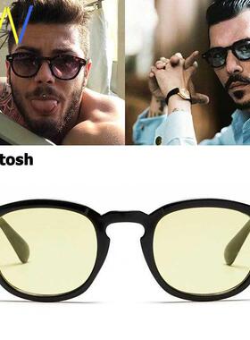 For Round Polarized UV400 Driving Men Sunglasses Sun-Glasses