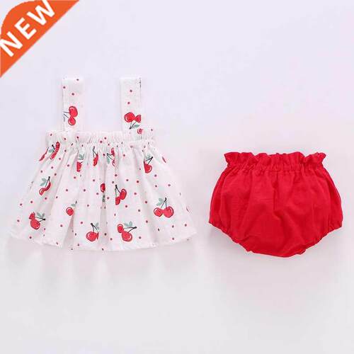 Lwdk Summer Thin Newborn Bby Clothes For Girls Set Print