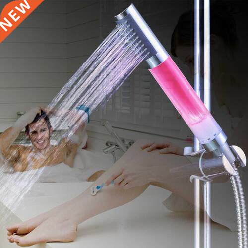 7 Color LED Shower Head LED Rainfall Changing Shower Head p
