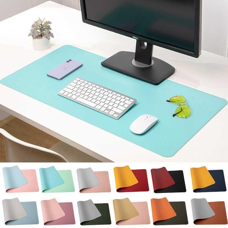 Large Mouse Pad Cover Office Bedroom PU Double Side Leather