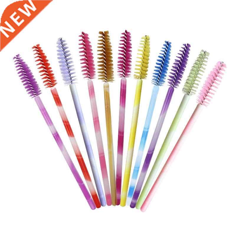 50 Pcs Disposable eyelash brush multicolor rod Mascara Wands