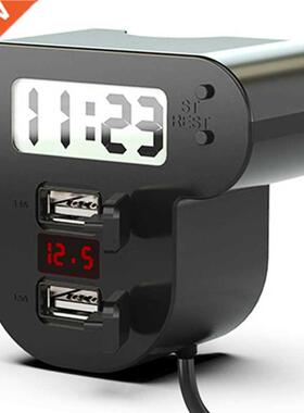 Motorcycle Quick Charge Dual USB 5V 3.1A/1.5A Charger Motorb
