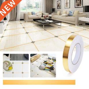 50m 1roll Ceramic Tile Mildewproof Gap Tape Decor Gold
