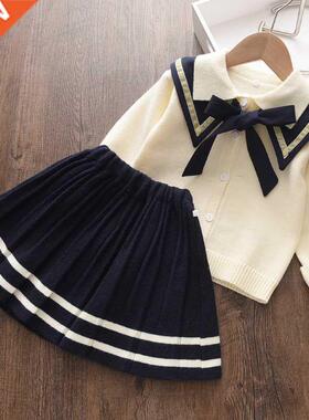 Menoea Baby Girls College Suits Spring Winter Children Sweat