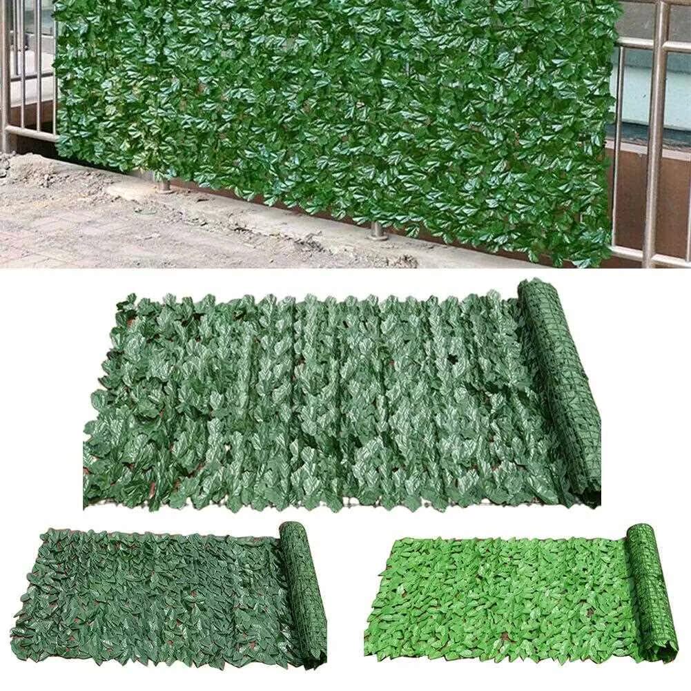 2Pcs 25x50cm Plastic Decorative Simulation Leaves Plants