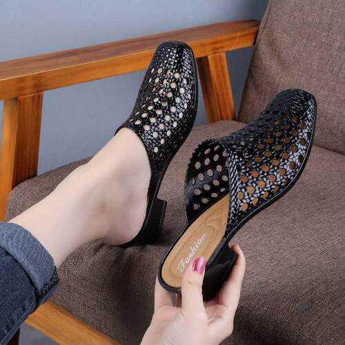 2022 Beach Shoes Slippers,Soft Women Sandals,Hollow Out Summ