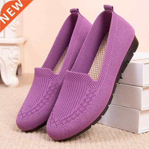 Casual Shoes Women's Summer Mesh Breathable Flat Shoes Ladie