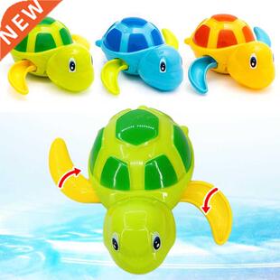Baby Bath Toys Colorful Turtle-shaped Clockwork Spring Water
