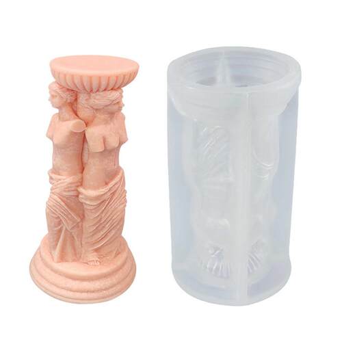 3D Venus Goddess Candle Aroatherapy Silicone old Creative