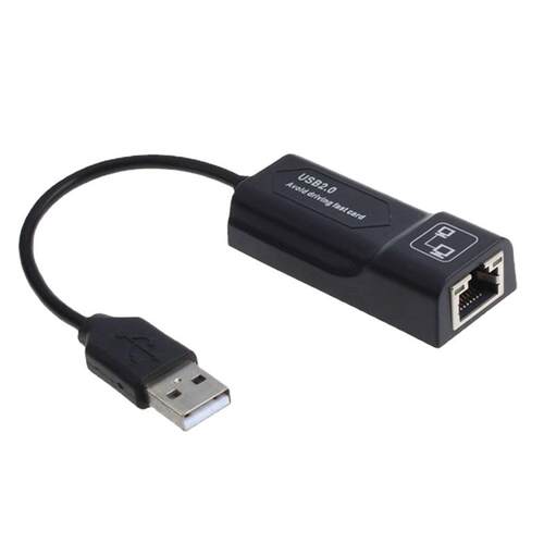 USB Ethernet Adapter USB 2.0 Network Card To RJ45 Lan for Wi