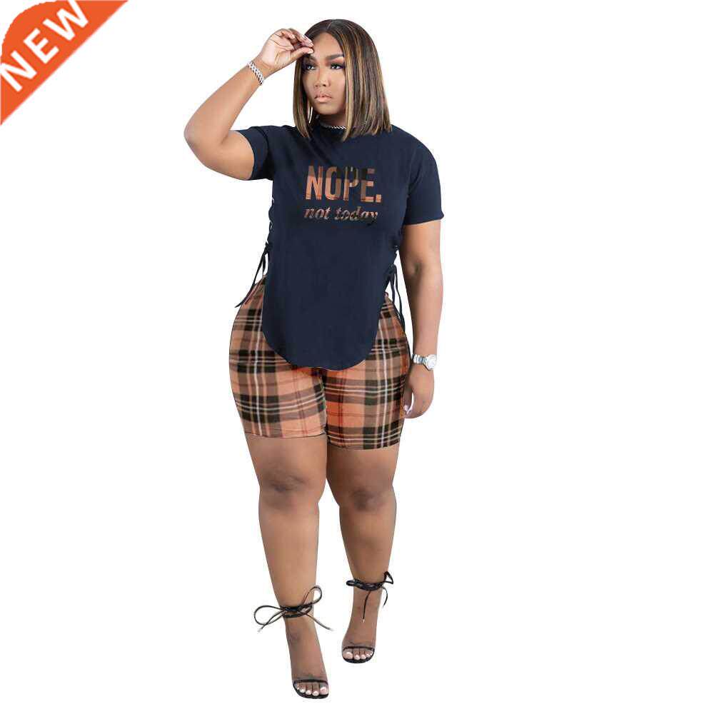 Zoctuo 2 Two-piece Suit Houndstooth Red Checked Plaid Printi