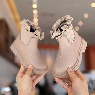 New Children Shoes Boots for Girls Size 22-37 Winter Boots f